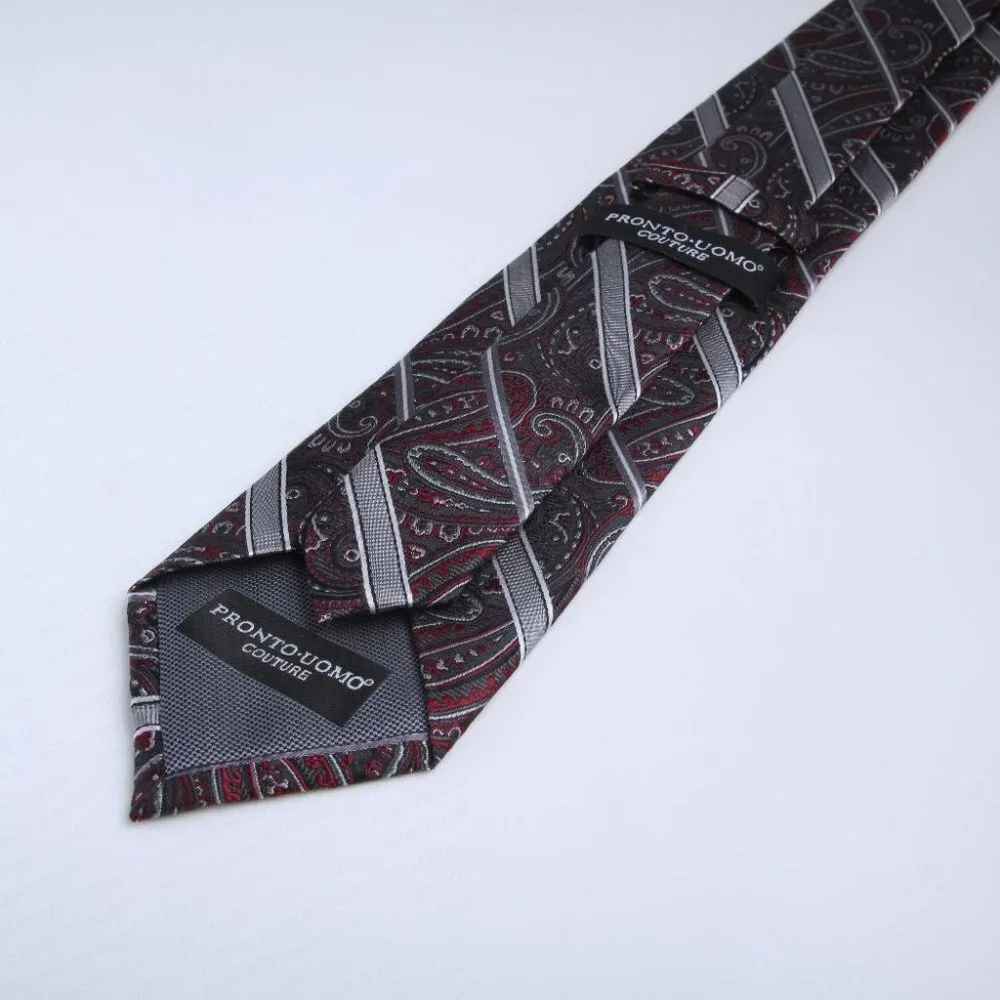 Pronto‎ Uomo Paisley Silk Tie